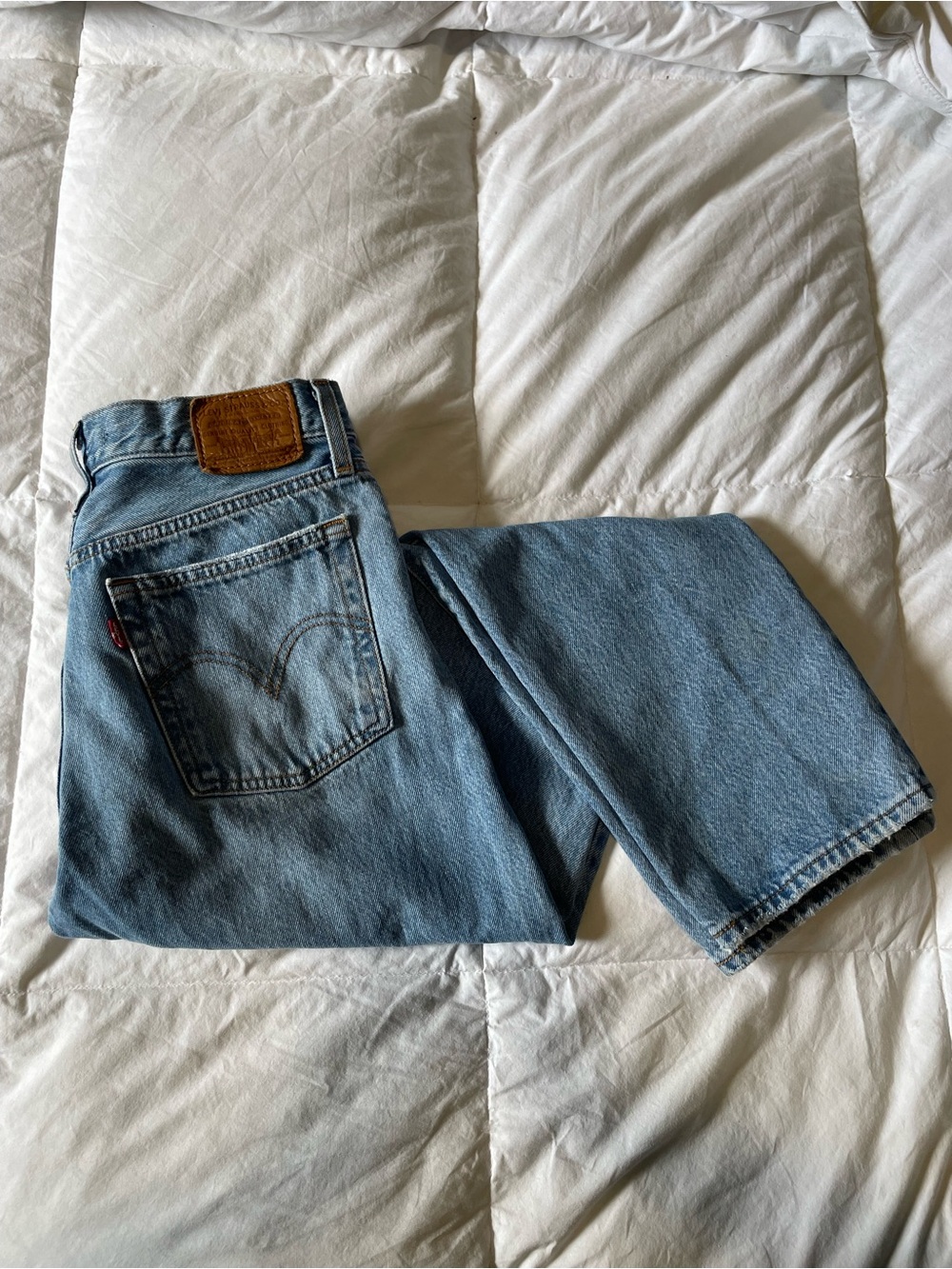 Levi's Light Blue Straight Leg Jeans